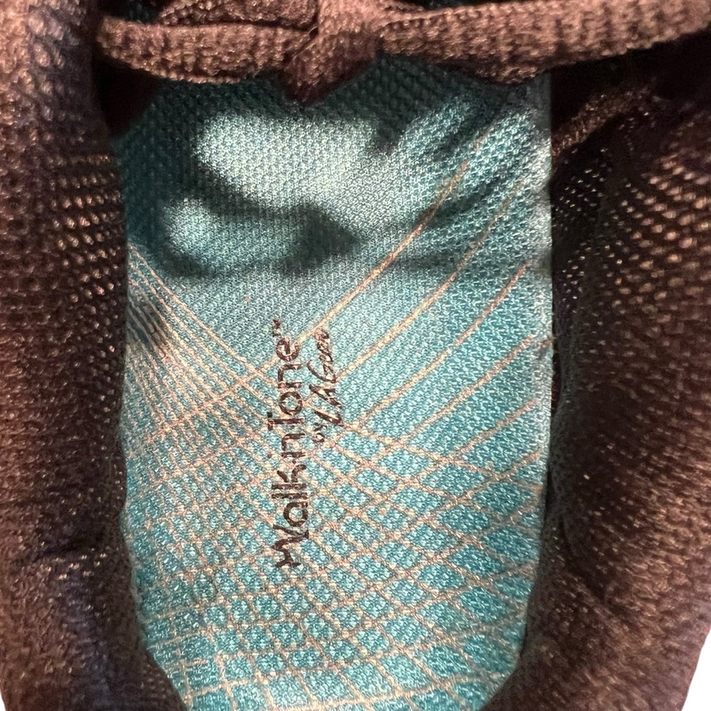 L.A. Gear Black Silver Teal Women's Sneakers - Picture 8 of 9